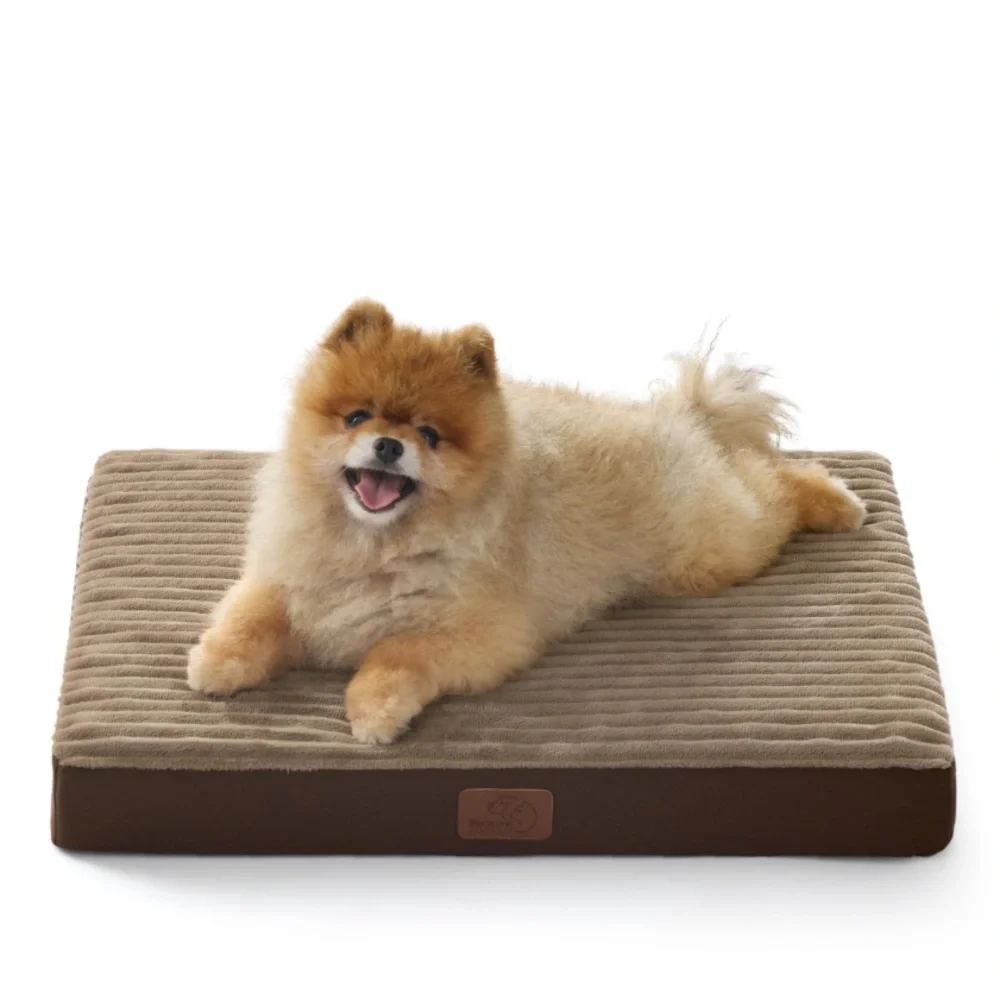 Orthopedic Joint Relief Dog Bed-COFFEE/CREAM